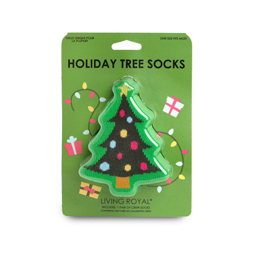 Holiday Tree 3D Socks