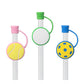 Sports Straw Topper Set