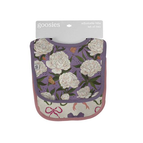 Bib Set - Peonies