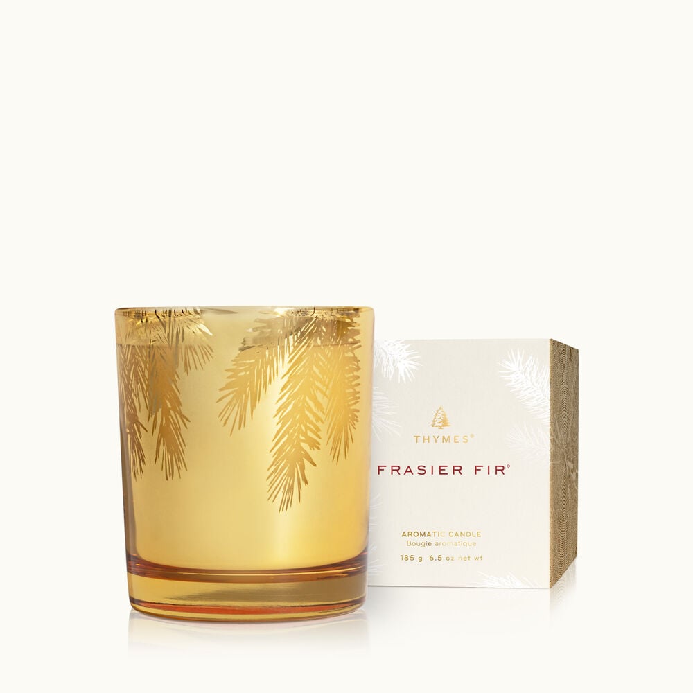 Frasier Fir Gilded Gold Poured Candle 6.5oz