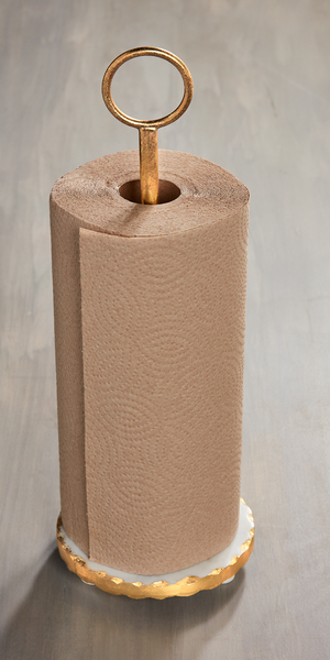 Gold Edge Paper Towel Holder