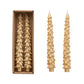 Unscented Tree Shaped Taper Candles (Set of 2)