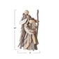 Handmade Driftwood Holy Family, Natural