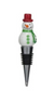 Zinc Alloy Wine Stopper w/ Hand-Painted Glass Holiday Icon, 8 Styles