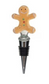 Zinc Alloy Wine Stopper w/ Hand-Painted Glass Holiday Icon, 8 Styles