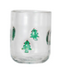 Drinking Glass w/Embedded Holiday Icon Pattern (4 Styles)
