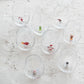 Stemless Wine Glass w/Holiday Figure Inside (8 Styles)