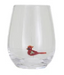 Stemless Wine Glass w/Holiday Figure Inside (8 Styles)