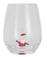 Stemless Wine Glass w/Holiday Figure Inside (8 Styles)