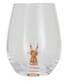 Stemless Wine Glass w/Holiday Figure Inside (8 Styles)