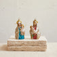 Hand-Painted Glass Virgin Mary & Child Ornament (2 Styles)