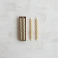 Unscented Taper Candles w/3D Dots in Box (Set of 2)