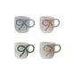 Stoneware Mug w/Bow Handle (4 Colors)