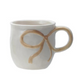 Stoneware Mug w/Bow Handle (4 Colors)