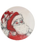 Stoneware Plate w/Santa Image (4 Styles)