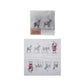 Paper Napkins w/Santa Leading Reindeer Image