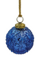 Embossed Recycled Mercury Glass Ball Ornament (2 Colors)