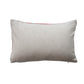 Cotton Embroidered Lumbar Pillow w/Polka Dot Pattern "Dont Get Your Tinsel..."