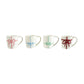 Stoneware Mug w/ Embossed Bow (4 Styles)