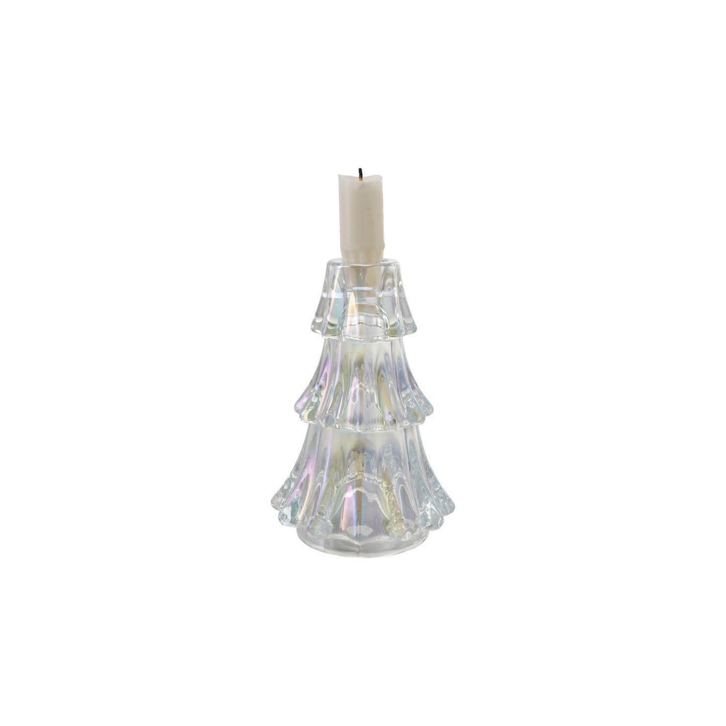 Glass Tree Shaped Taper Holder