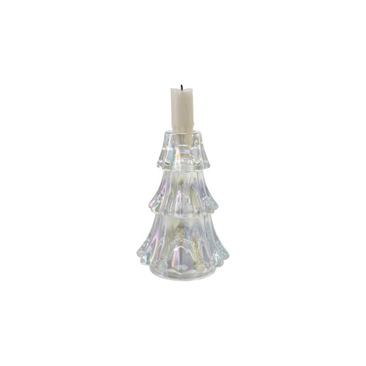 Glass Tree Shaped Taper Holder