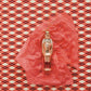 Mercury Glass Nutcracker Ornament w/Glitter