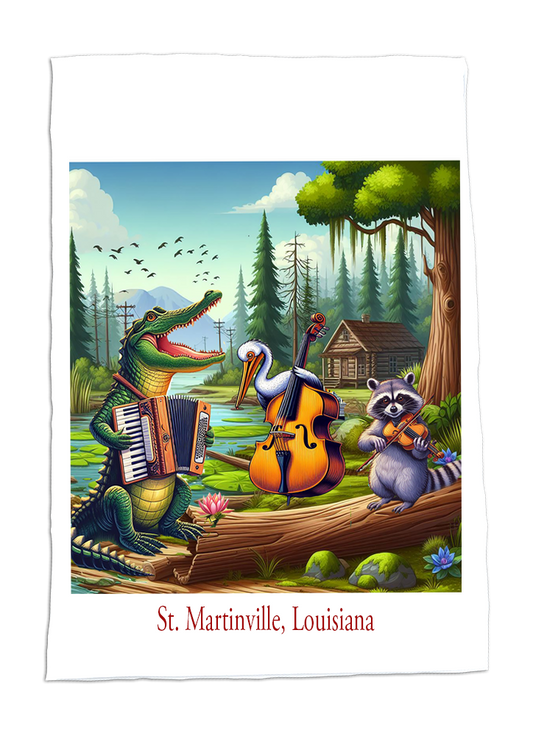 Cajun Fais Deaux Deaux Dishtowel