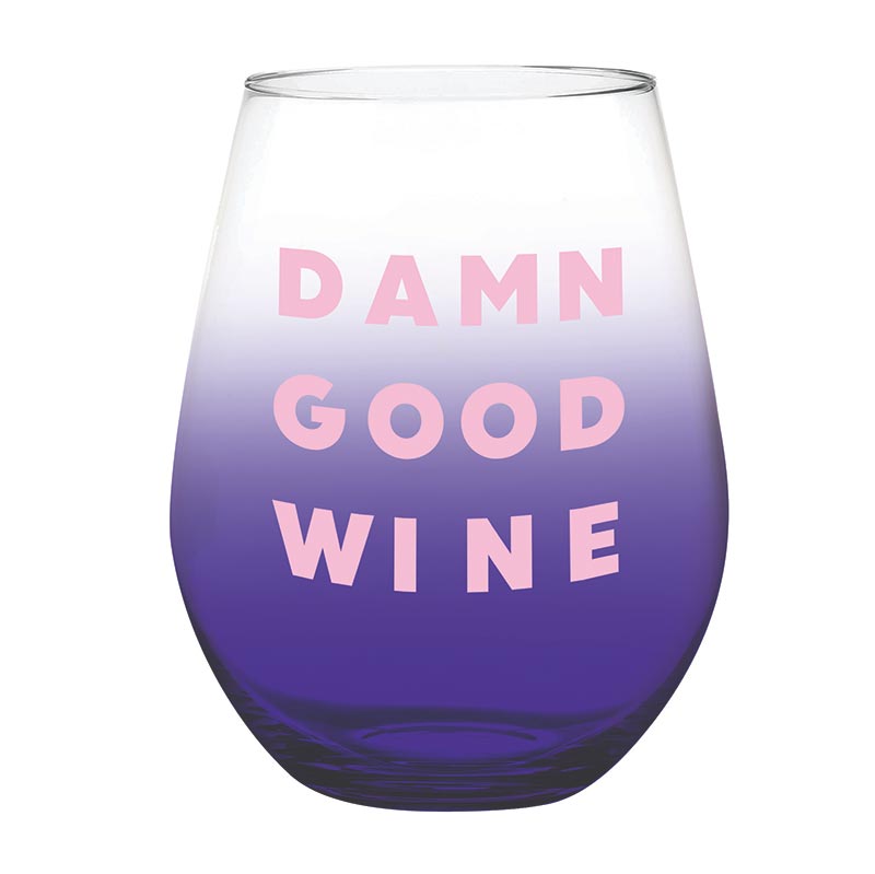 Stemless-Damn Good Wine 30oz