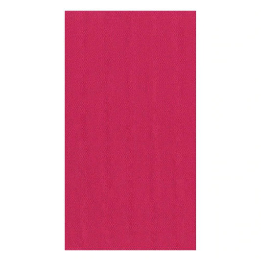 Paper Linen Solid Guest Towel Napkins in Fuchsia - 12 Per Package