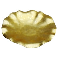 Lotus Gold Leaf Lacquer Tray