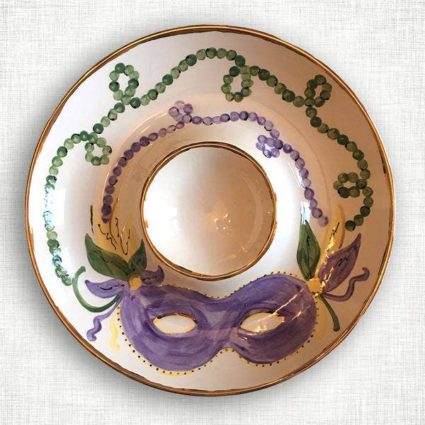 Mardi Gras Mask Chip and Dip