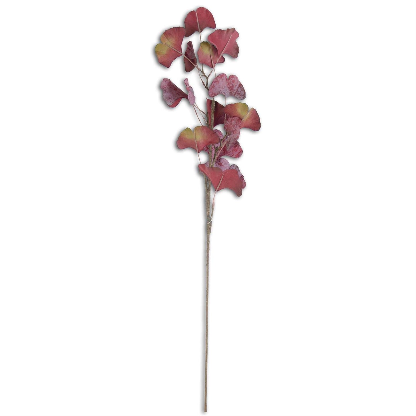 Two-Tone Gingko Stem Burgundy