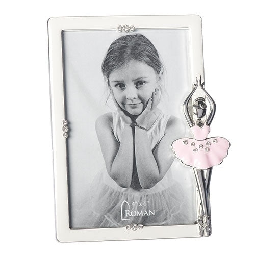 White Ballet Frame 4x6 Caroline Collection