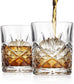 Dublin Crystal 3 Piece Double Old Fashion Chiller Set