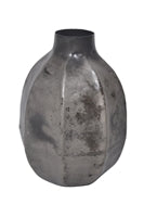 Iron Vase Ant. Silver Finish