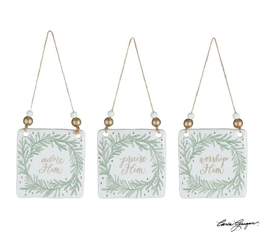Holiday Impressions Message Ornaments