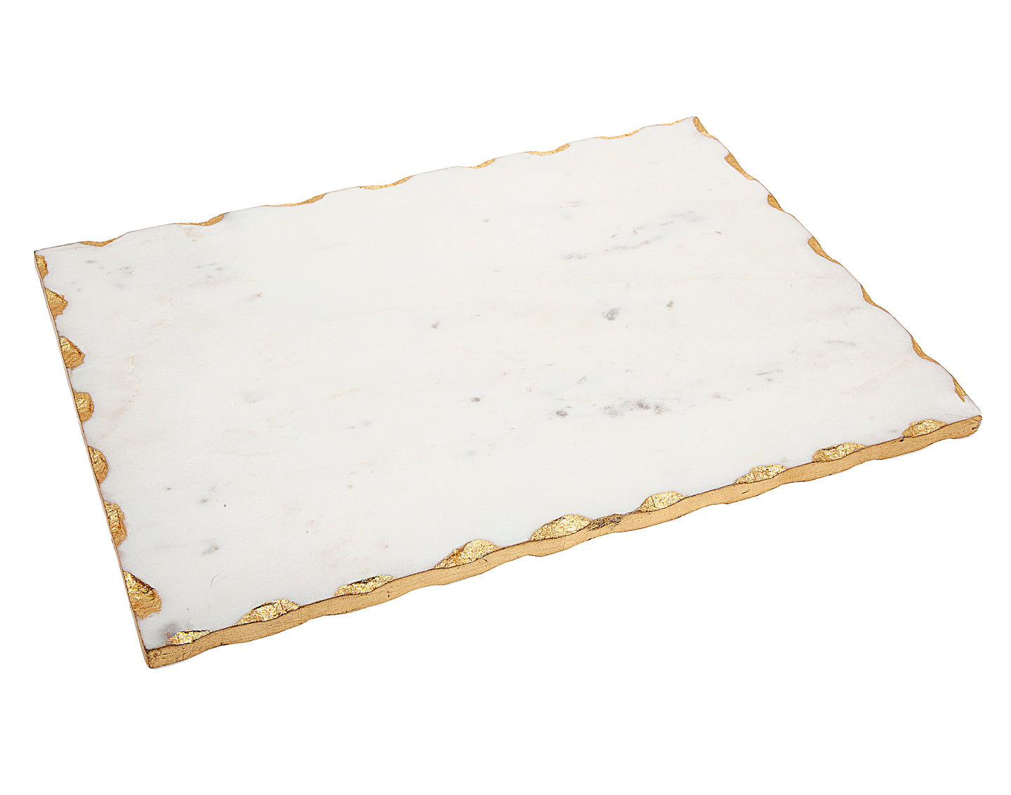 Lavi Marble Gold Organic Edge Serving Board