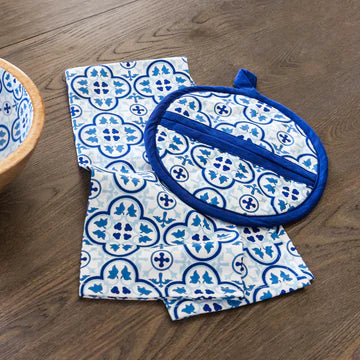 Moroccan Potholder & Tea Towel Set