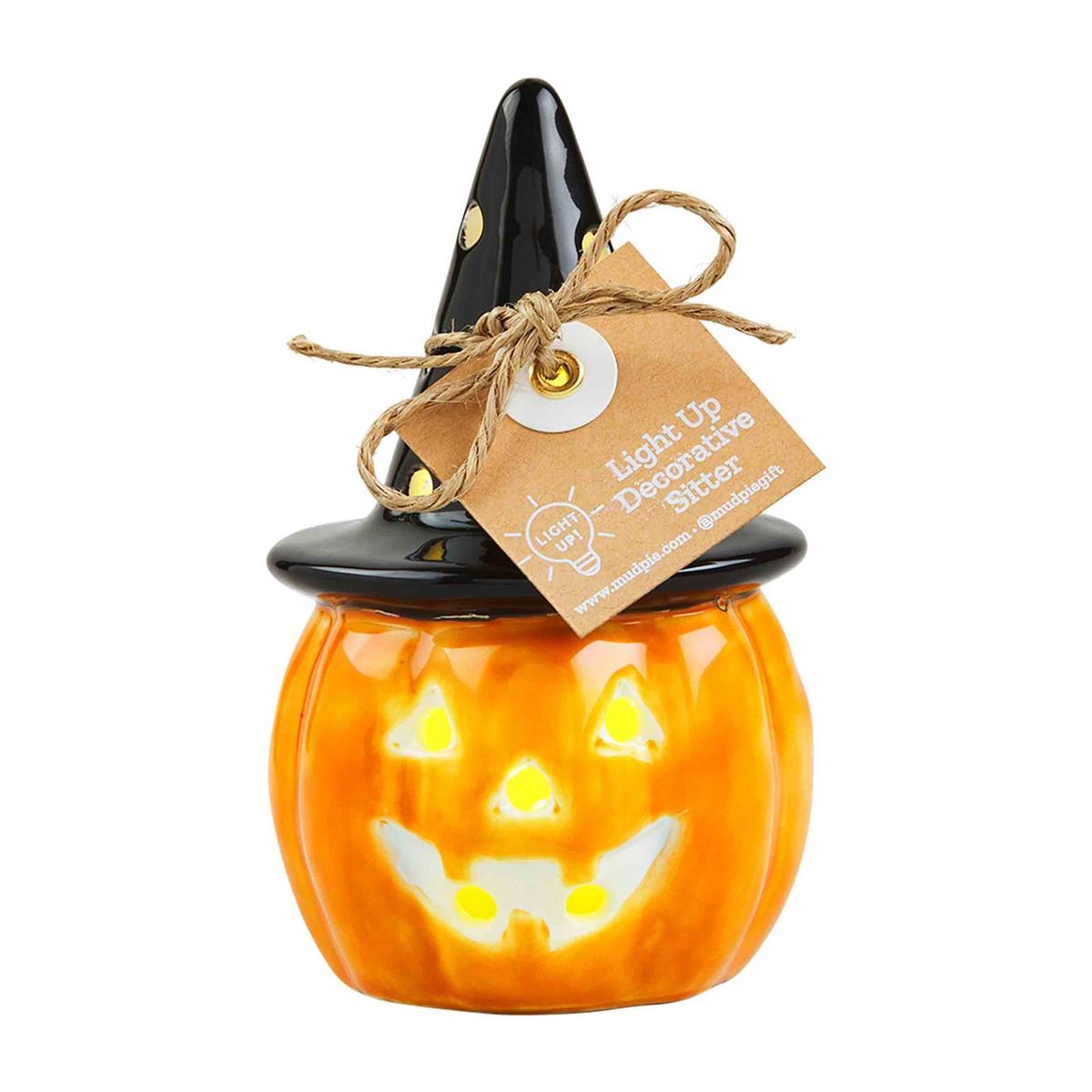 Light-Up Witch Jack-O-Lantern