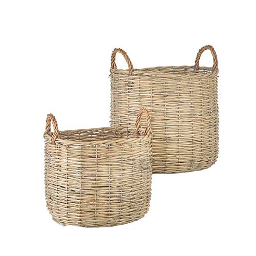 WOVEN HANDLED BASKETS