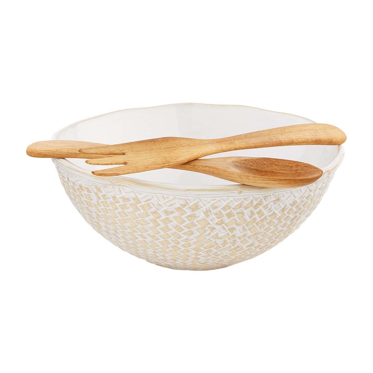 BASKET WEAVE BOWL SET