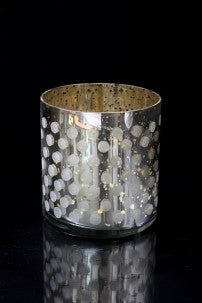 Mercury Glass Candle Holder