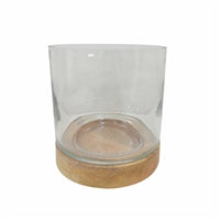 Glass Votive 4" Dia-ST-Clear/Natural