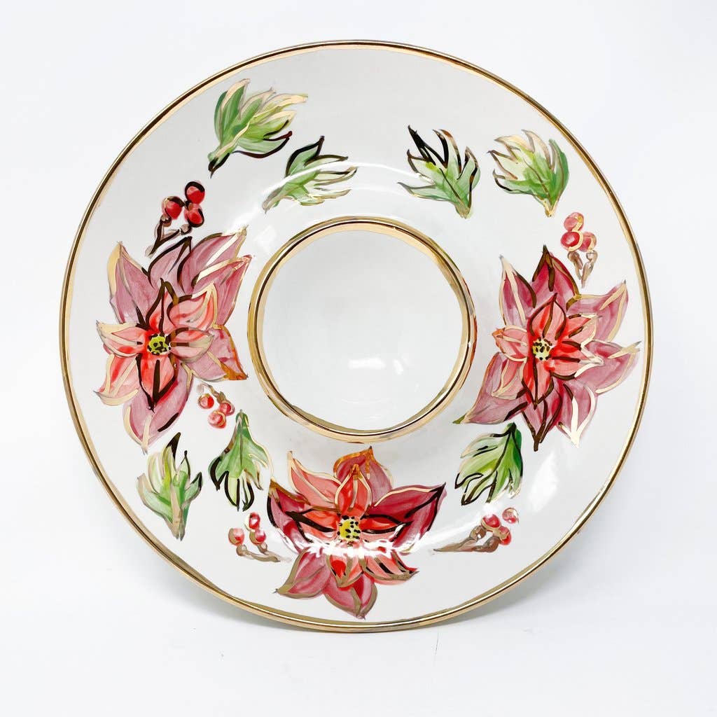 Poinsettia Chip and Dip