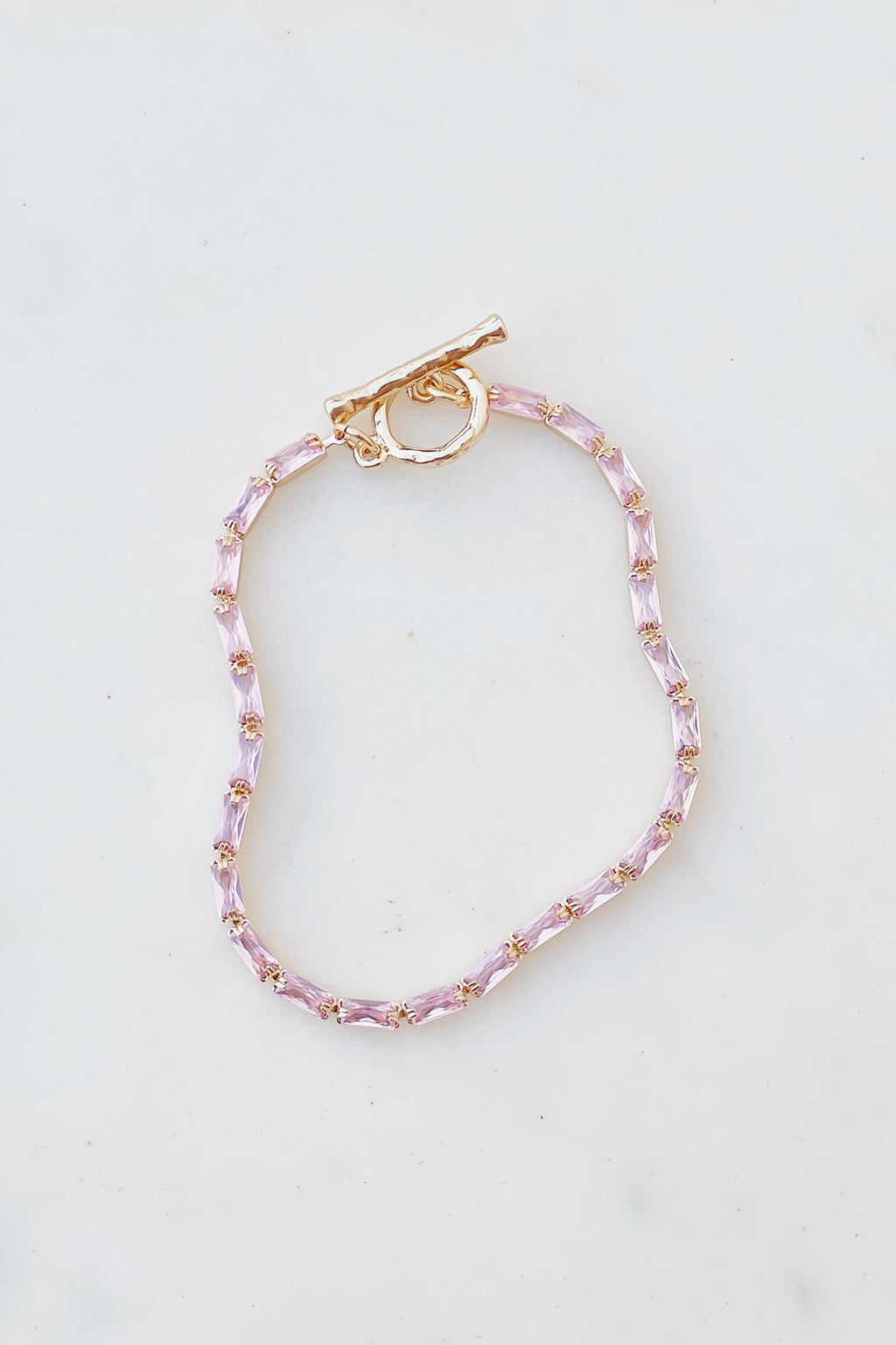 Baguette Toggle Bracelet