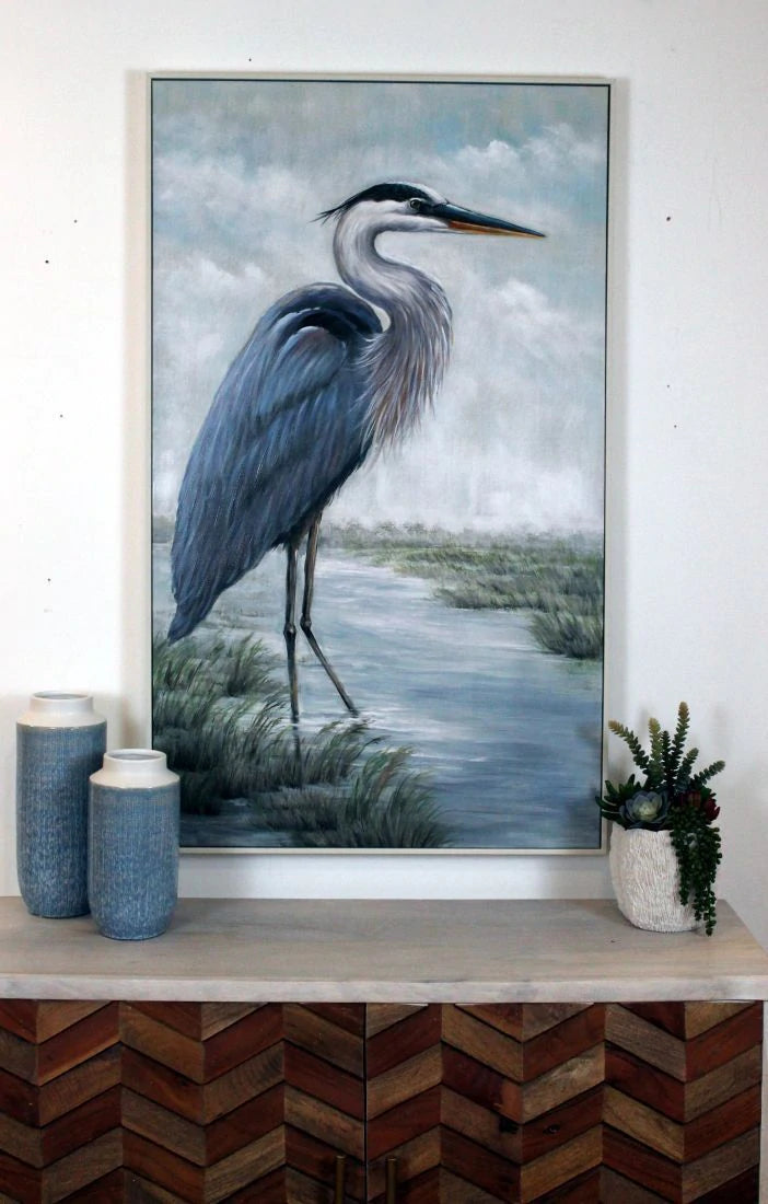 STANDING HERON