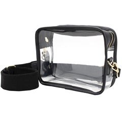 Camera Crossbody - Solid Trim in Black