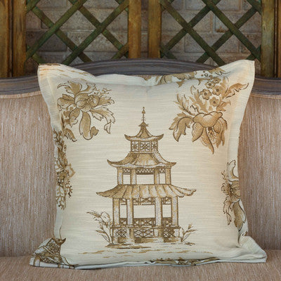 Golden Pagoda Pillow