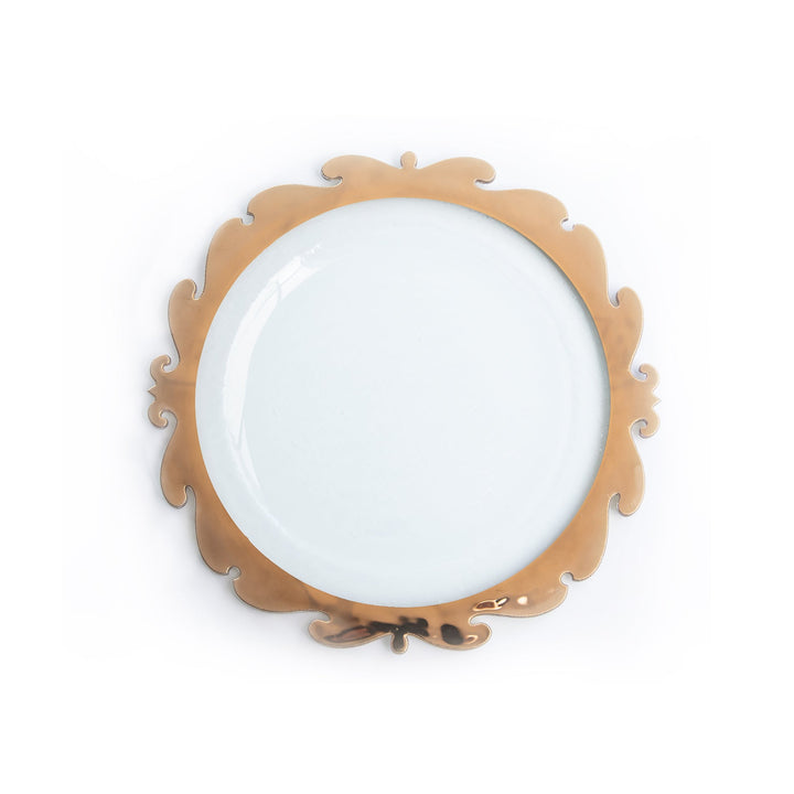 Rococo Ribbon Plate Rococo Round Buffet Plate – Brick and Row