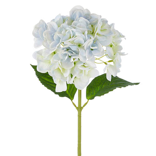 Real Touch Light Blue Hydrangea Stem